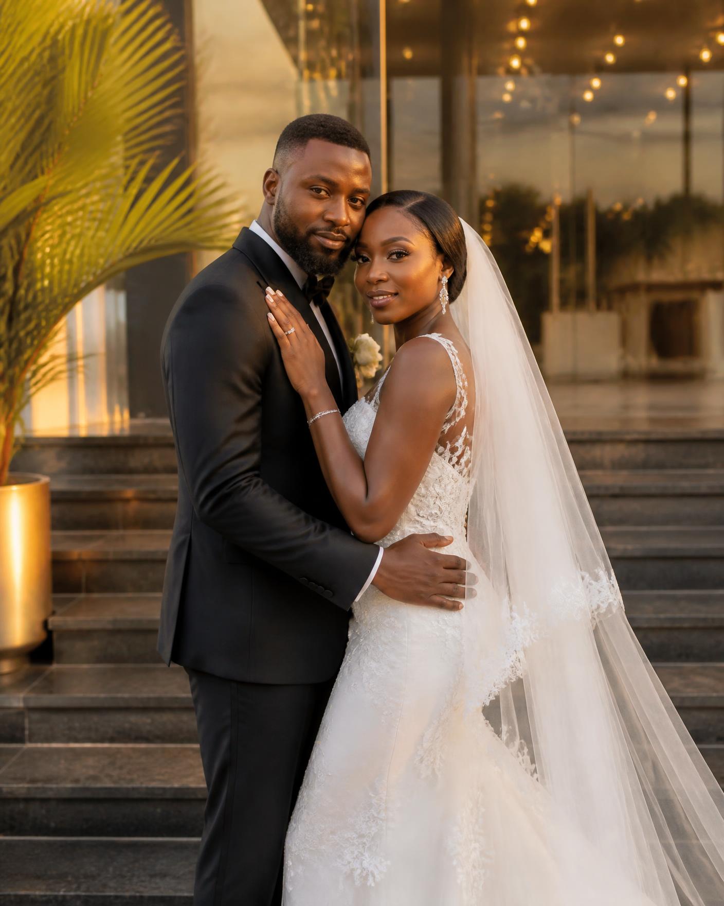 White Weddings — Nigerian wedding photography concept image
